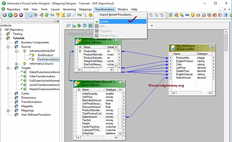 Filter Transformation in Informatica 6