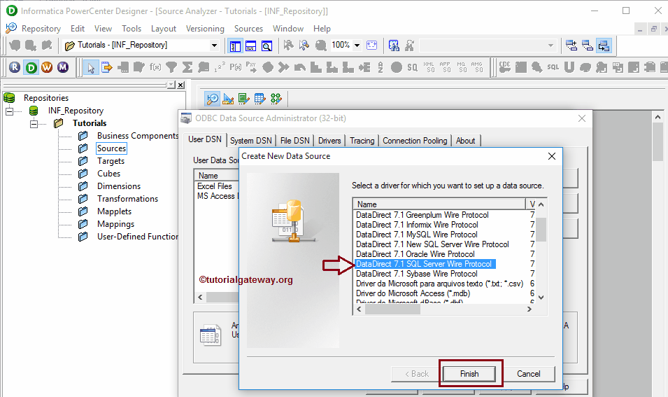 Informatica ODBC Connection 4