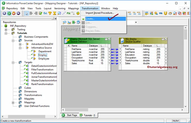 Informatica Rank Transformation 9