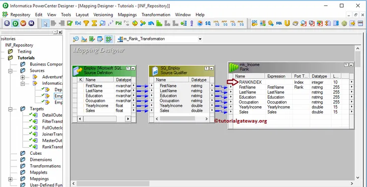 Informatica Rank Transformation 10